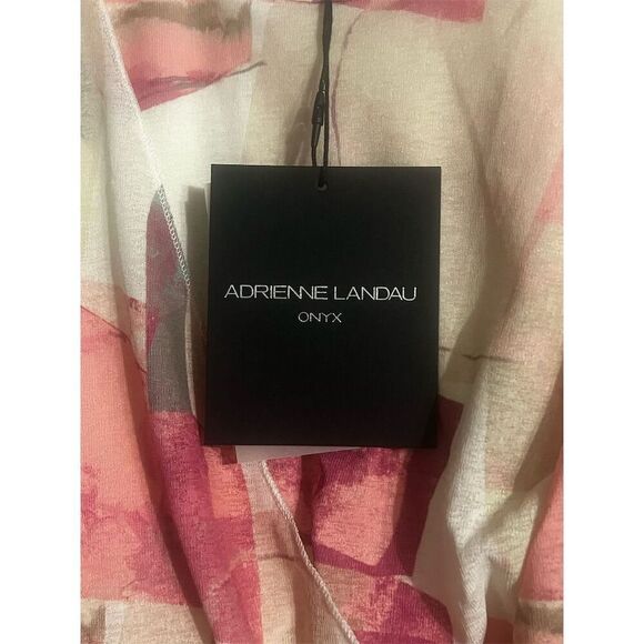 Adrienne Landau Women's Drape Front Dress M Multicolor Abstract Party - Picture 8 of 8